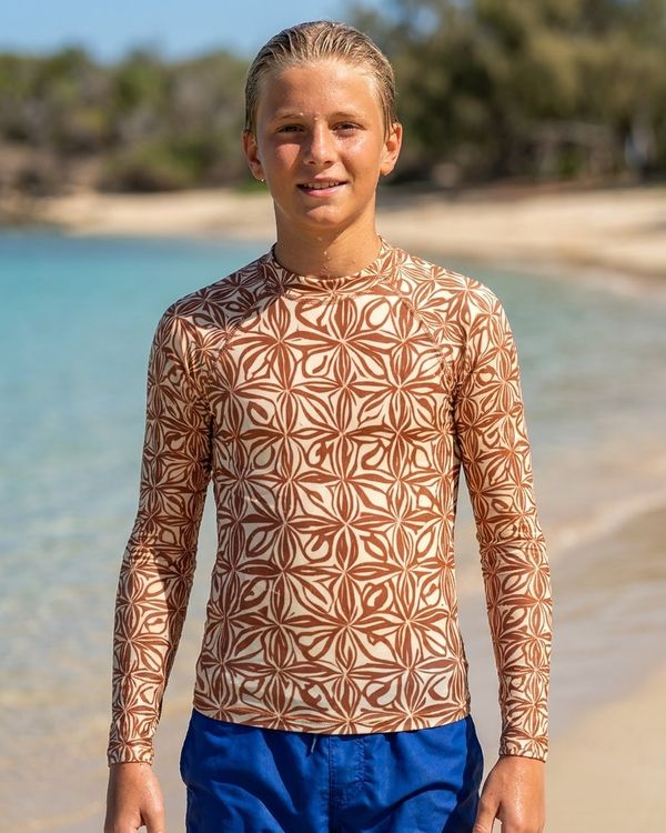Bicolor boys youth rashguards