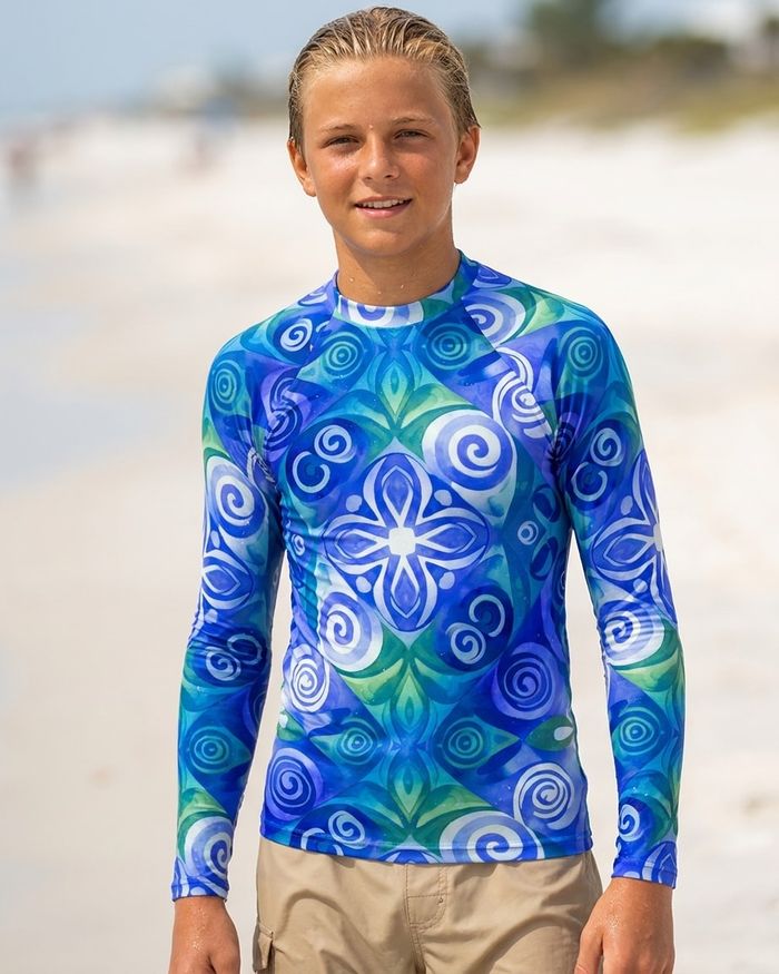 Rashguard — Boys Blue Aura Prism