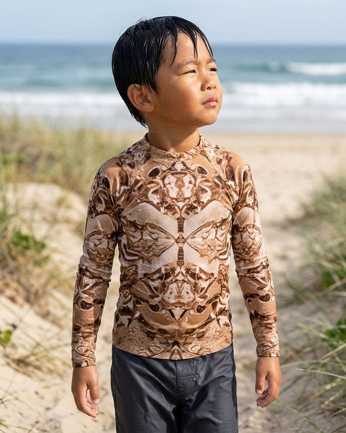 Rashguard — Boys Coffee Bean Burst