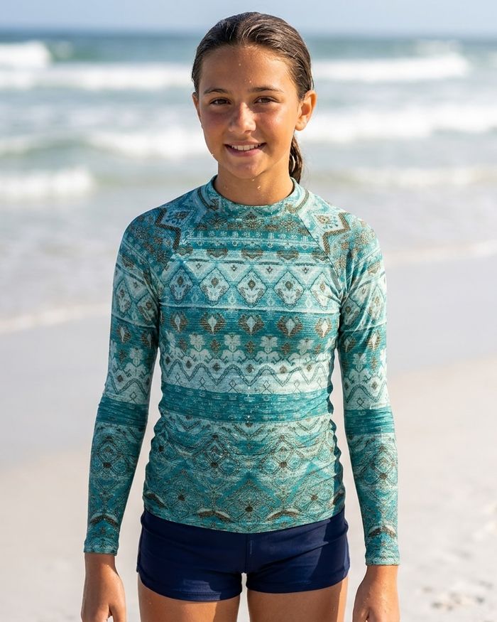 Rashguard — Girls Jelly Mint Serenade