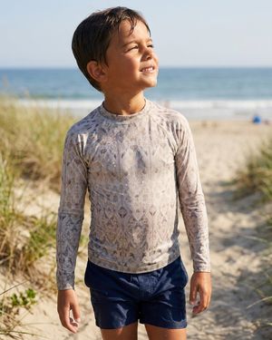 Boys White Onyx Siam boys youth rashguards