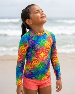 Girls Prism girls youth rashguards