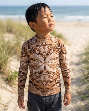 Rose Graphic Rash Guard rashguards