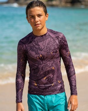 Boys Blackberry Ember boys youth rashguards