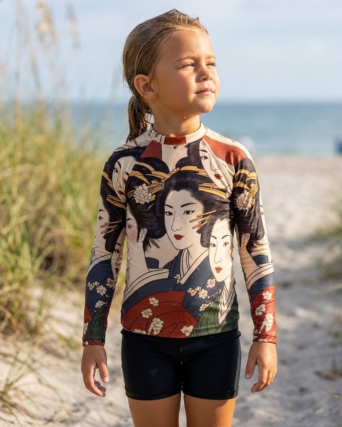 Rashguard — Girls Burnt Sienna Yume