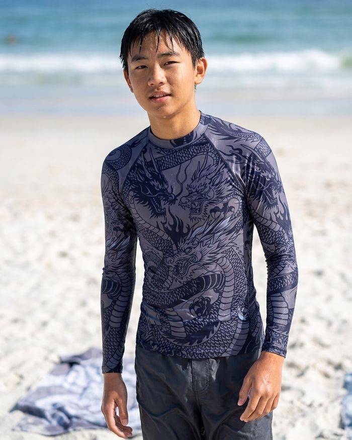 Rashguard — Boys Indigo Ember