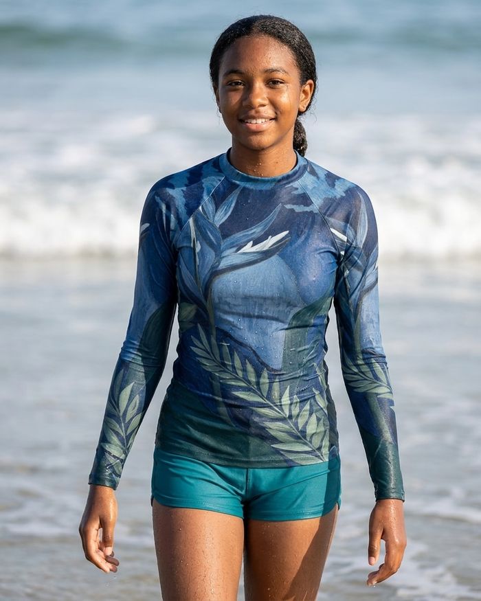 Rashguard — Girls Marina Tropique