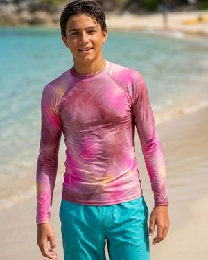 Boys Amaranth Frost boys rashguards