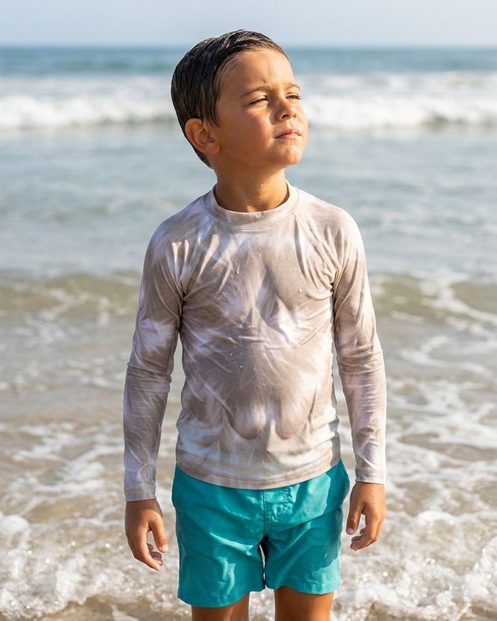 Rashguard — Boys White Onyx Glacier