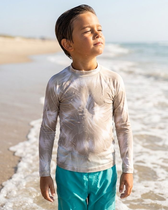 Rashguard — Boys White Onyx Glacier