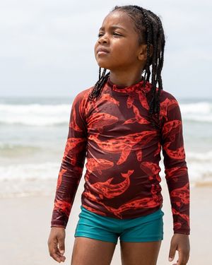Girls Lava Falls Breeze girls youth rashguards