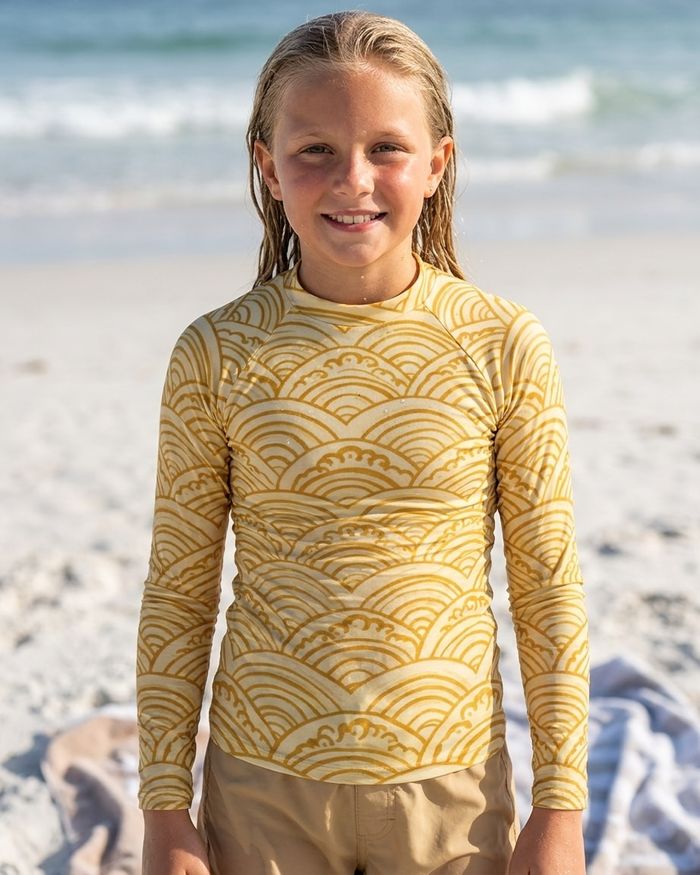 Rashguard — Girls Yellow Aoi
