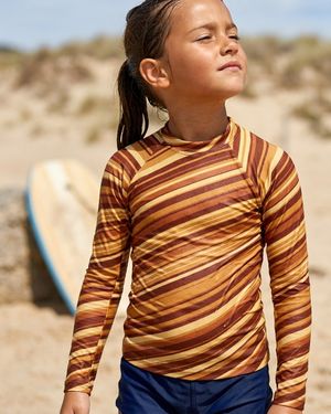 Girls Muskmelon Sway girls rashguards