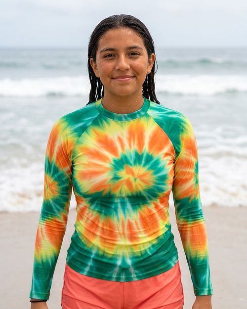Girls Runway Emerald Nebula girls youth rashguards