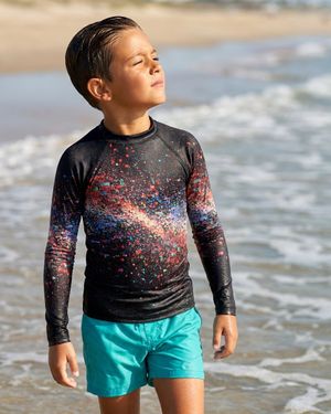 Boys Pixelate boys youth rashguards