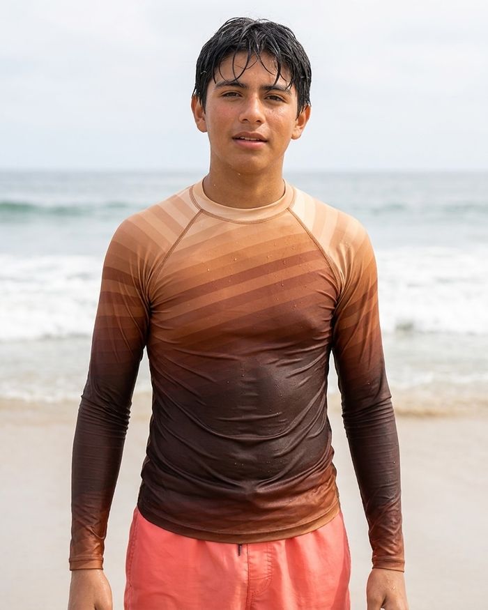 Rashguard — Boys Coffee Bean Ripple