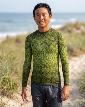 Boys Lime Siam boys youth rashguards