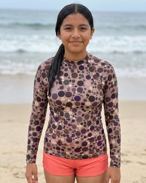 Girls Angora Dapple girls youth rashguards