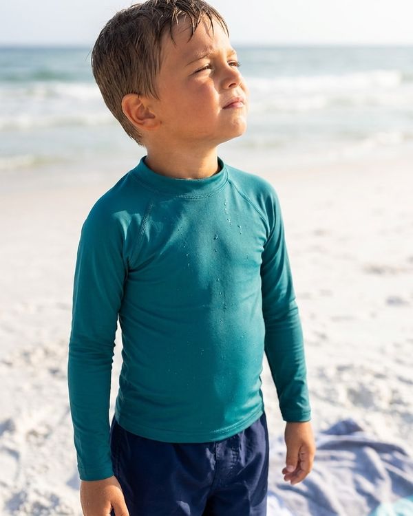 Solid Colors boys rashguards