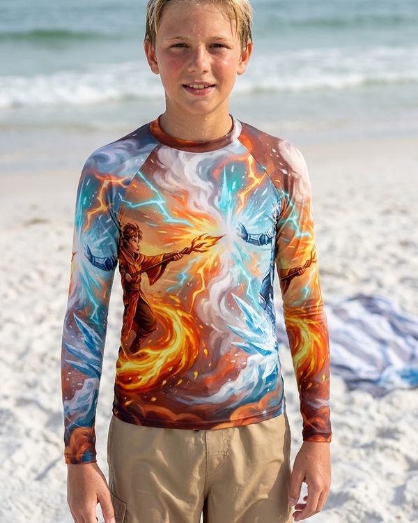 Kids Hero Graphics boys youth rashguards