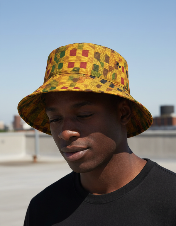 African Collection bucket hats