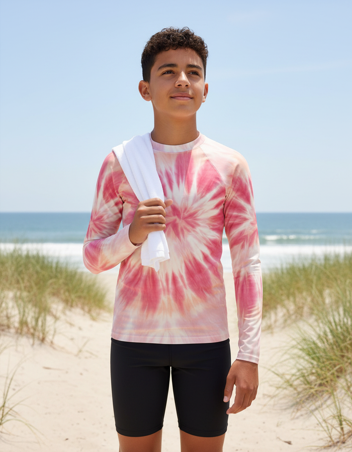 Rashguard — Youth Millennial Pink Nebula