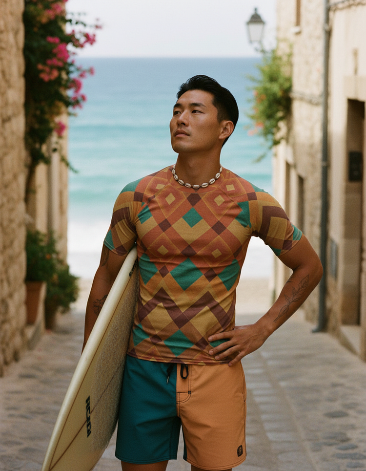 Men's Southwest Diamond Rash Guard