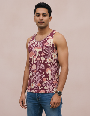 Amaranth Moss Tank Top Men's Tank Top — Dripper