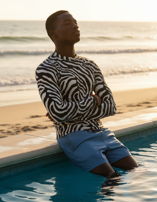 Safari Rash Guard Men's Rashguard — Dripper