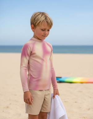 Millennial Pink Chroma Rash Guard bikini — Dripper