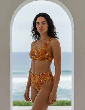 Coffee Bean Kumo High-Waisted Bikini High-Waisted Bikini — Dripper