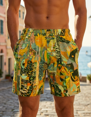Acacia Astral men's swim trunks