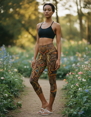 Kuna Capri Yoga Leggings Capri Yoga Leggings — Dripper