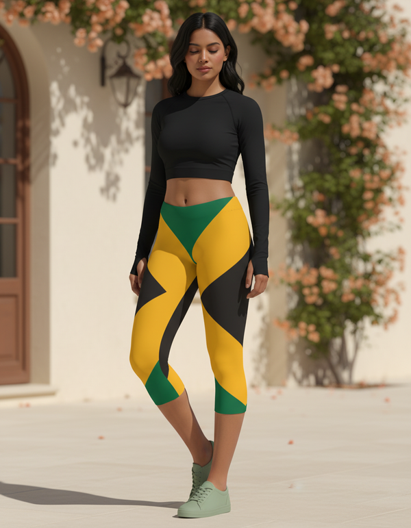 Jamaican Collection capri leggings