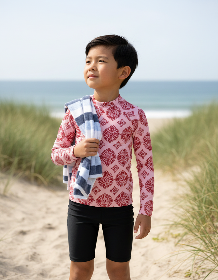Rashguard — Kids Millennial Pink Yuki