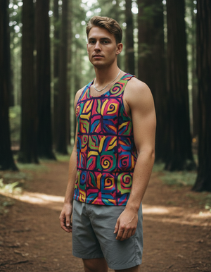 Men's Burnished Lilac Tango tank tops