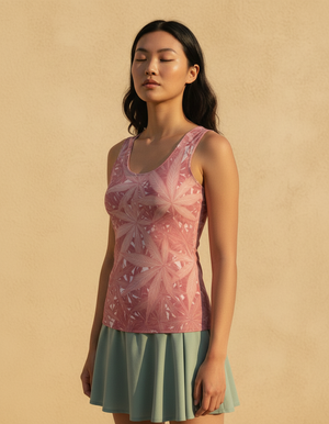 Women's Millennial Pink Yuki women's tank tops