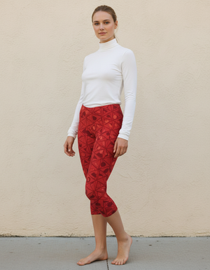 Lava Falls Tsubaki capri leggings
