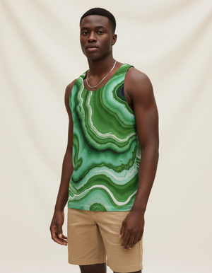 Runway Emerald Sublime Tank Top Men's Tank Top — Dripper