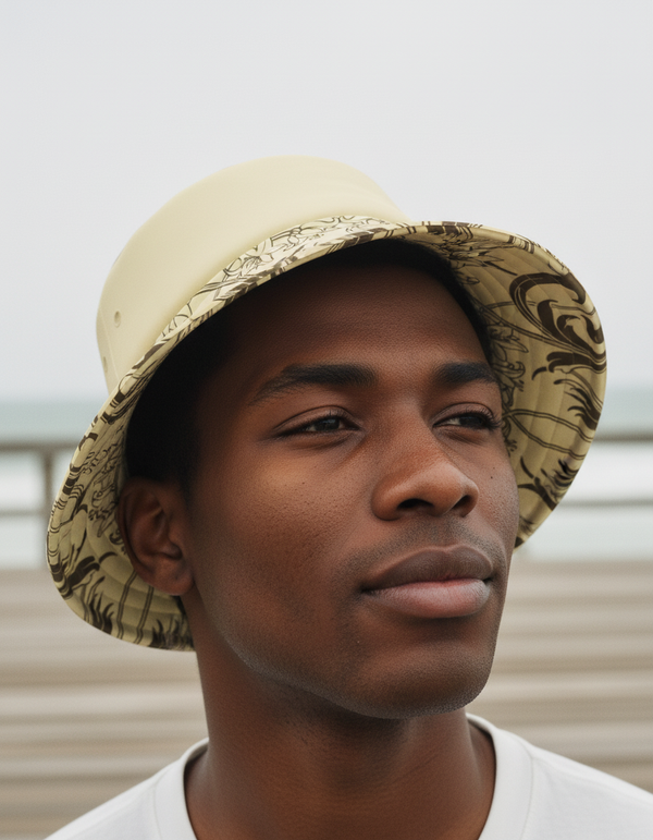 Art Nouveau bucket hats