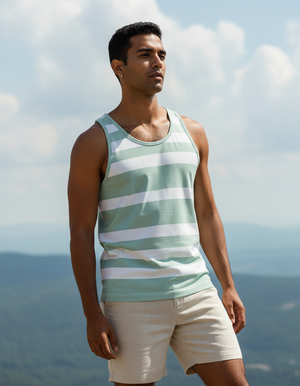 Men's Jelly Mint Tide men's tank tops