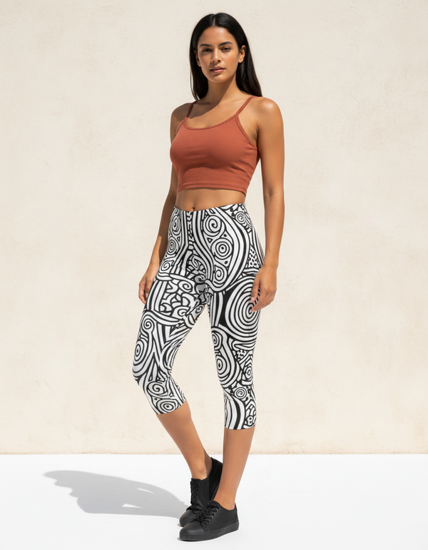 Noir Collection capri leggings