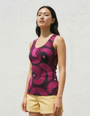 Women's Electric Fuchsia Eclipse women's tank tops