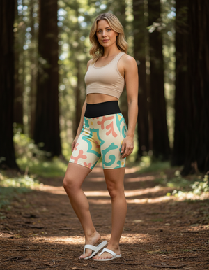 Azulito Yoga Shorts Yoga Shorts — Dripper