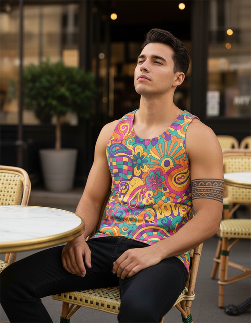 Men's Trippy men's tank tops