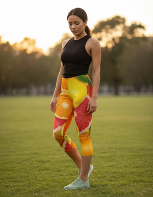 Twist Leggings Capri Leggings — Dripper