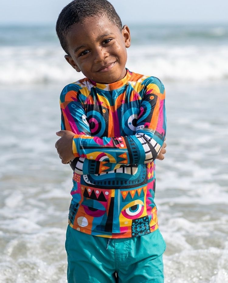 Boys Moai boys youth rashguards