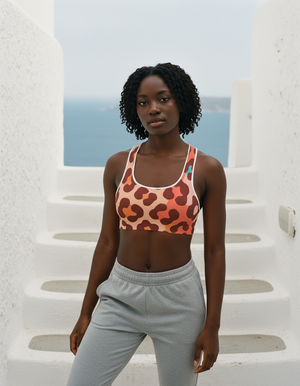 Coral Savanna Sports Bra Sports Bra — Dripper