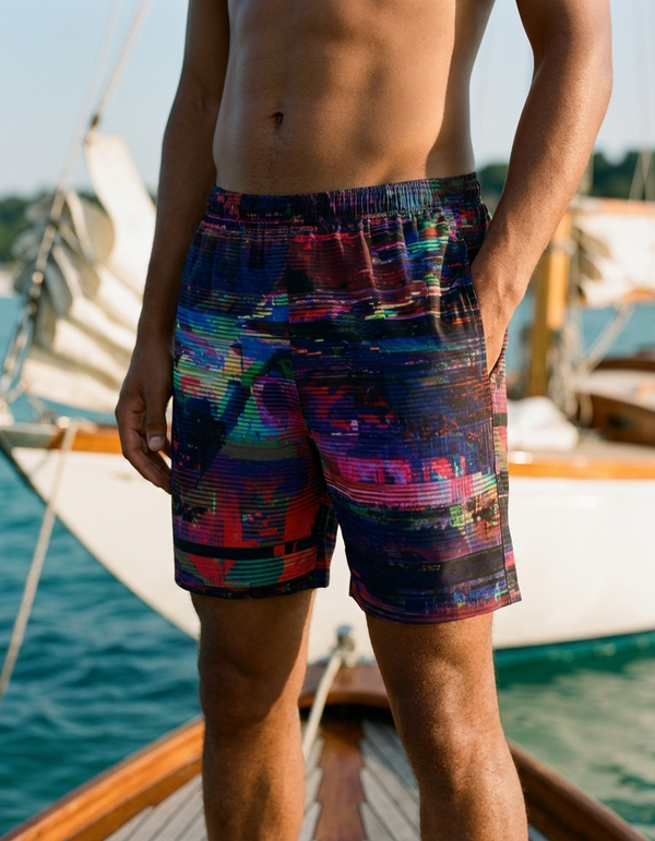 Glitch Collection Swim Trunks swim trunks