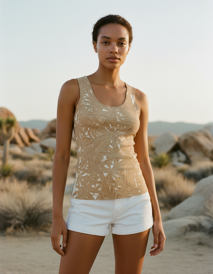 Women's Japanese Asanoha Tank Top